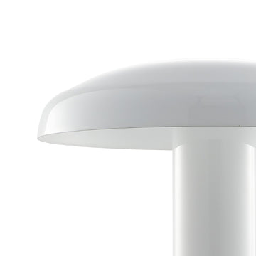 Suillius 11" Contemporary Bohemian Rechargeable/Cordless Iron Integrated LED Mushroom Table Lamp - JONATHAN Y